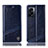 Custodia Portafoglio In Pelle Cover con Supporto H05P per Oppo A77 5G Blu