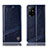 Custodia Portafoglio In Pelle Cover con Supporto H05P per Oppo A94 5G Blu