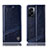 Custodia Portafoglio In Pelle Cover con Supporto H05P per Oppo K10 5G India Blu