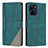 Custodia Portafoglio In Pelle Cover con Supporto H05X per Realme 10 4G Verde