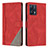 Custodia Portafoglio In Pelle Cover con Supporto H05X per Realme 9 Pro+ Plus 5G Rosso