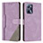 Custodia Portafoglio In Pelle Cover con Supporto H05X per Realme C35 Viola