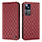 Custodia Portafoglio In Pelle Cover con Supporto H05X per Xiaomi Mi 12T Pro 5G Rosso