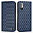 Custodia Portafoglio In Pelle Cover con Supporto H05X per Xiaomi POCO M3 Pro 5G Blu