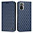 Custodia Portafoglio In Pelle Cover con Supporto H05X per Xiaomi Poco M5S Blu