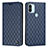 Custodia Portafoglio In Pelle Cover con Supporto H05X per Xiaomi Redmi A1 Plus Blu