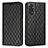 Custodia Portafoglio In Pelle Cover con Supporto H05X per Xiaomi Redmi Note 11 4G (2022) Nero