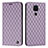 Custodia Portafoglio In Pelle Cover con Supporto H05X per Xiaomi Redmi Note 9 Viola