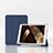 Custodia Portafoglio In Pelle Cover con Supporto H06 per Apple iPad 10.2 (2019) Blu
