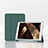 Custodia Portafoglio In Pelle Cover con Supporto H06 per Apple iPad 10.2 (2019) Verde