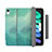 Custodia Portafoglio In Pelle Cover con Supporto H06 per Apple iPad Mini 6