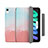 Custodia Portafoglio In Pelle Cover con Supporto H06 per Apple iPad Mini 6 Multicolore