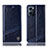 Custodia Portafoglio In Pelle Cover con Supporto H06P per OnePlus Nord CE 2 5G Blu