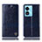 Custodia Portafoglio In Pelle Cover con Supporto H06P per Oppo A1x 5G Blu