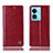 Custodia Portafoglio In Pelle Cover con Supporto H06P per Oppo A1x 5G Rosso
