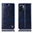 Custodia Portafoglio In Pelle Cover con Supporto H06P per Oppo A56S 5G Blu