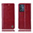 Custodia Portafoglio In Pelle Cover con Supporto H06P per Realme Q3s 5G Rosso