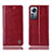 Custodia Portafoglio In Pelle Cover con Supporto H06P per Xiaomi Mi 12 Lite 5G Rosso