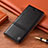 Custodia Portafoglio In Pelle Cover con Supporto H07P per Samsung Galaxy S21 Ultra 5G Nero