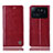 Custodia Portafoglio In Pelle Cover con Supporto H07P per Xiaomi Mi 11 Ultra 5G Rosso