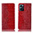 Custodia Portafoglio In Pelle Cover con Supporto H08P per OnePlus Nord CE 2 5G Rosso