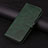 Custodia Portafoglio In Pelle Cover con Supporto H08X per Google Pixel 6 5G Verde