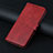 Custodia Portafoglio In Pelle Cover con Supporto H08X per Google Pixel 6 Pro 5G Rosso