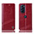 Custodia Portafoglio In Pelle Cover con Supporto H09P per Motorola Moto Edge 30 Pro 5G Rosso