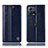 Custodia Portafoglio In Pelle Cover con Supporto H09P per Motorola Moto S30 Pro 5G Blu