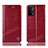 Custodia Portafoglio In Pelle Cover con Supporto H09P per OnePlus Nord N200 5G Rosso