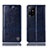 Custodia Portafoglio In Pelle Cover con Supporto H09P per Oppo A95 5G Blu