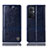 Custodia Portafoglio In Pelle Cover con Supporto H09P per Oppo F21 Pro 5G Blu