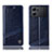 Custodia Portafoglio In Pelle Cover con Supporto H09P per Oppo K10 5G Blu