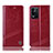 Custodia Portafoglio In Pelle Cover con Supporto H09P per Oppo K9X 5G Rosso