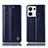 Custodia Portafoglio In Pelle Cover con Supporto H09P per Oppo Reno9 Pro 5G Blu