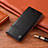 Custodia Portafoglio In Pelle Cover con Supporto H09P per Sony Xperia Ace II Nero