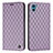 Custodia Portafoglio In Pelle Cover con Supporto H09X per Motorola Moto E22S Viola