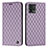 Custodia Portafoglio In Pelle Cover con Supporto H09X per Motorola Moto G72 Viola