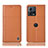 Custodia Portafoglio In Pelle Cover con Supporto H10P per Motorola Moto S30 Pro 5G Arancione