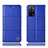 Custodia Portafoglio In Pelle Cover con Supporto H10P per Oppo A53s 5G Blu