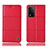 Custodia Portafoglio In Pelle Cover con Supporto H10P per Oppo A93s 5G Rosso