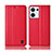 Custodia Portafoglio In Pelle Cover con Supporto H10P per Oppo Reno9 5G Rosso