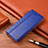Custodia Portafoglio In Pelle Cover con Supporto H10P per Vivo X70 5G Blu