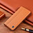 Custodia Portafoglio In Pelle Cover con Supporto H10P per Xiaomi POCO M3 Pro 5G Arancione