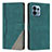 Custodia Portafoglio In Pelle Cover con Supporto H10X per Motorola Moto Edge Plus (2023) 5G Verde