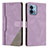 Custodia Portafoglio In Pelle Cover con Supporto H10X per Motorola Moto G Stylus (2023) 4G Viola