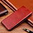 Custodia Portafoglio In Pelle Cover con Supporto H11 per Apple iPhone 14 Rosso