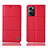 Custodia Portafoglio In Pelle Cover con Supporto H11P per OnePlus Nord CE 2 5G Rosso