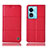 Custodia Portafoglio In Pelle Cover con Supporto H11P per Oppo A1x 5G Rosso