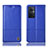 Custodia Portafoglio In Pelle Cover con Supporto H11P per Oppo Reno8 Z 5G Blu